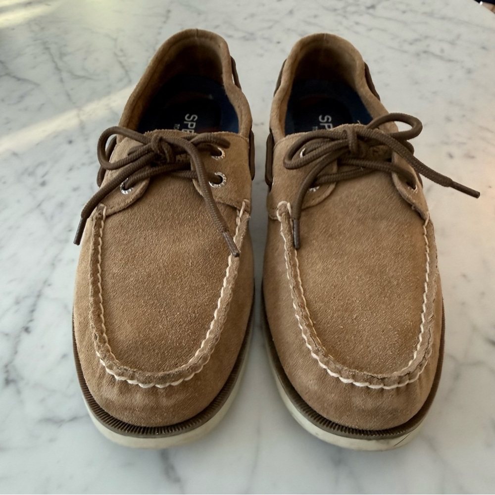 Sperry Top-Sider Suede Boat Shoes Mens Size 9.5 M